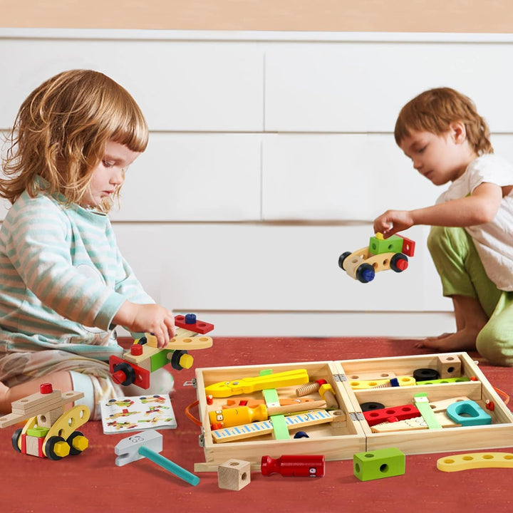 Wooden Kids Tool Set - Educational Role Play Kit