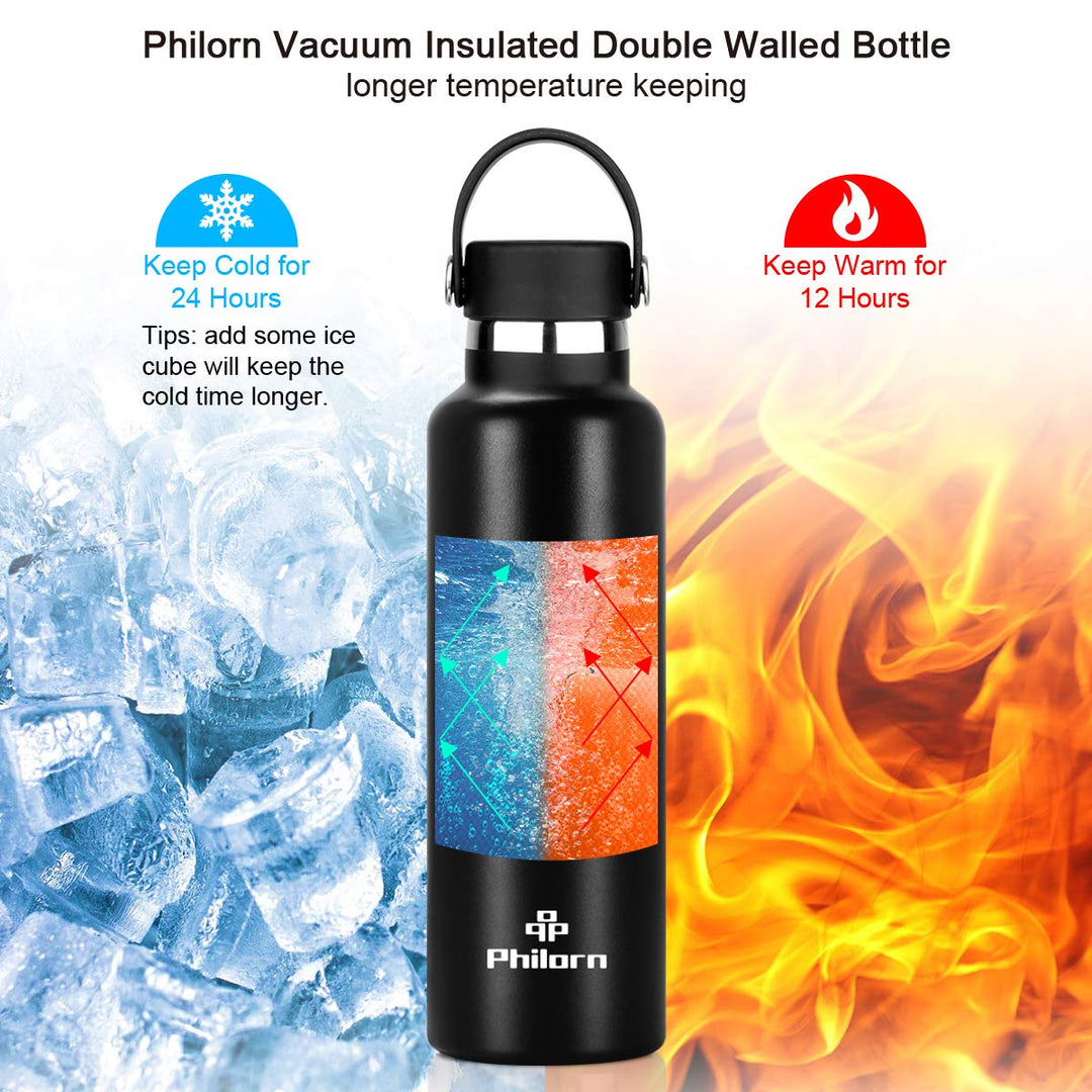 1L Insulated Stainless Steel Water Bottle