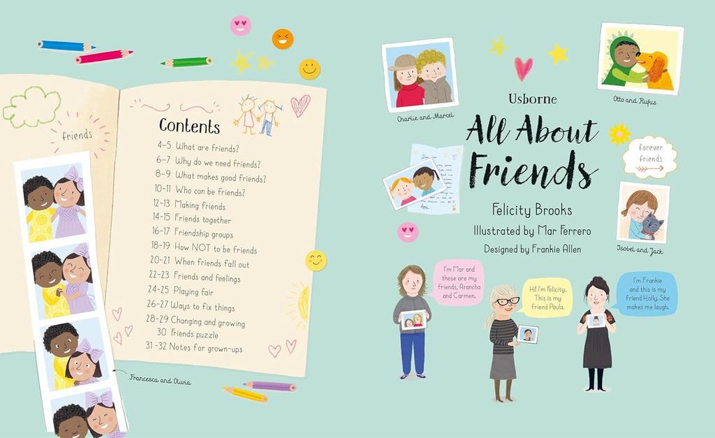 Usborne All About Friends by Usborne Books - Learning Bugs UK