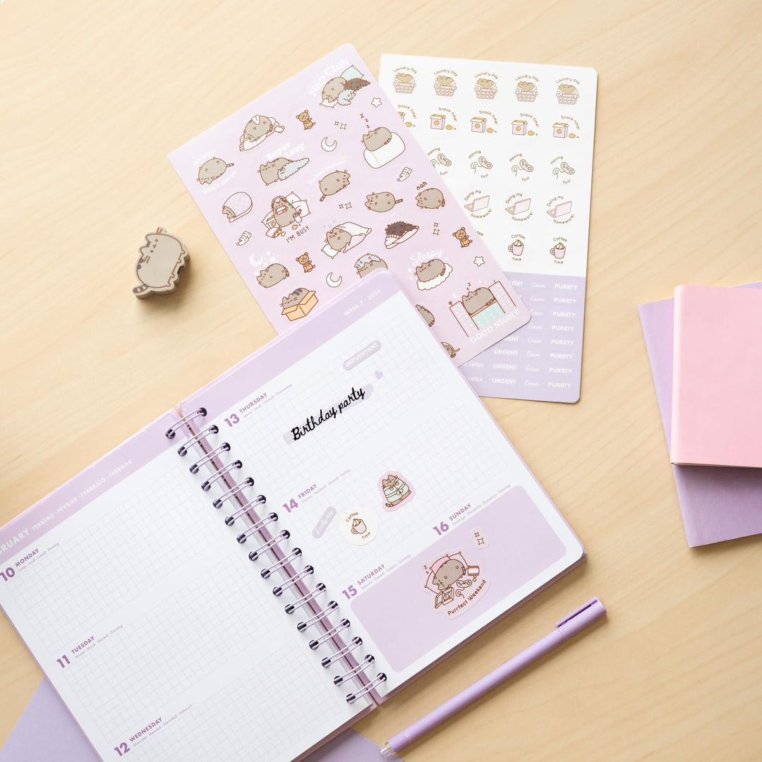 Pusheen 2024-2025 Academic Diary with Stickers