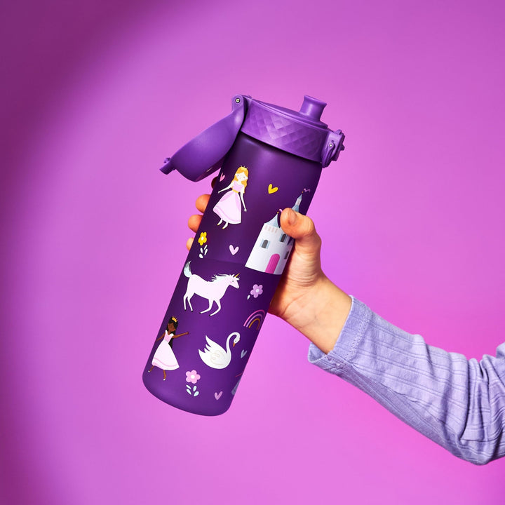 500ml BPA-Free Purple Princess Water Bottle