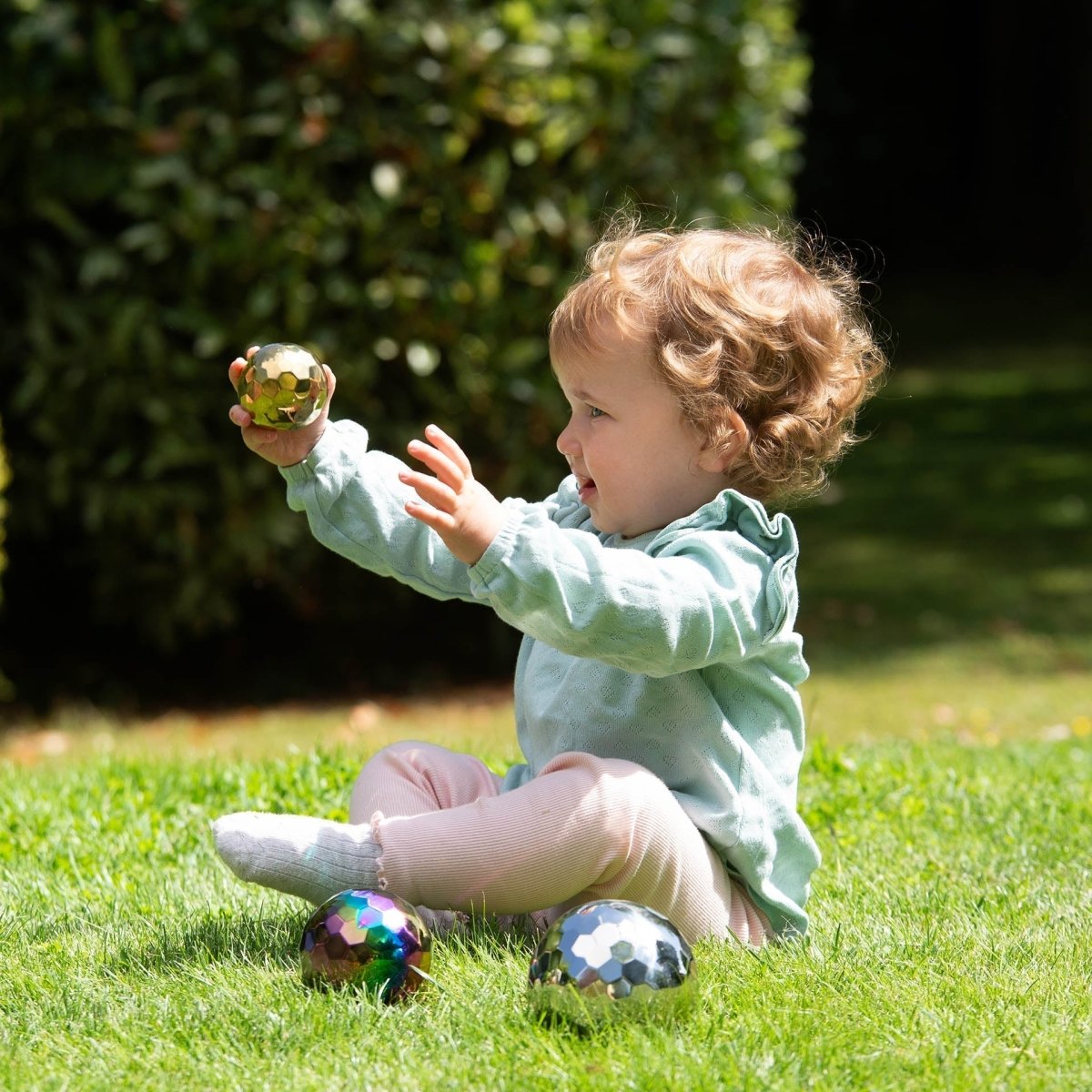 Sensory Steel Mosaic Mystery Balls – Baby Toys & Activity Equipment for children, available at Learning Bugs UK