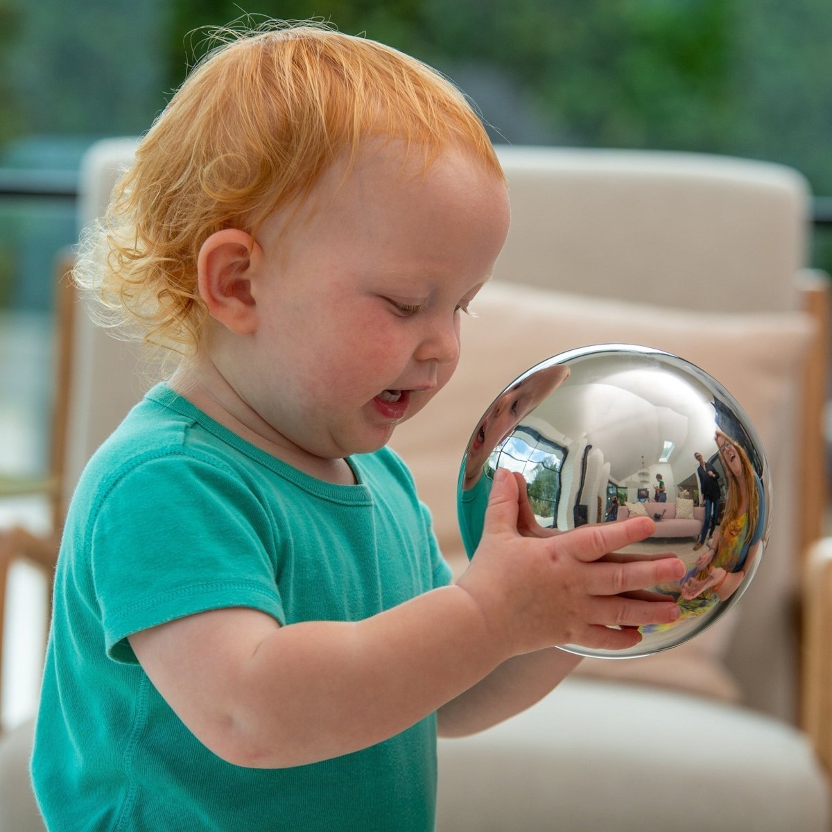 Sensory Steel Silver Balls – Baby Toys & Activity Equipment for children, available at Learning Bugs UK