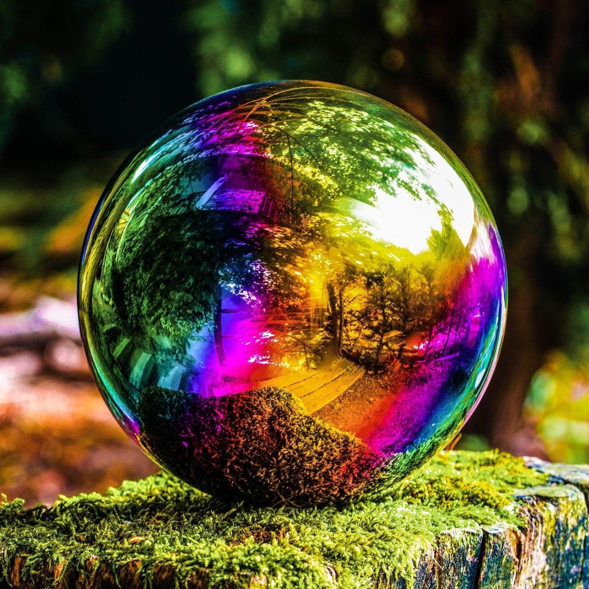 Sensory Steel Colour Burst Balls – Sensory Reflective - Balls for children, available at Learning Bugs UK