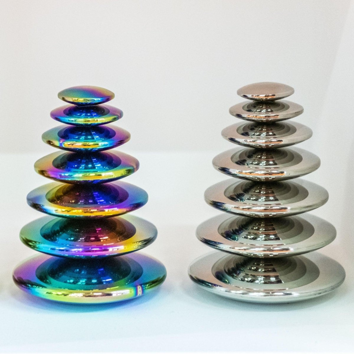 Sensory Steel Colour Burst Buttons – Sensory Reflective - Buttons for children, available at Learning Bugs UK