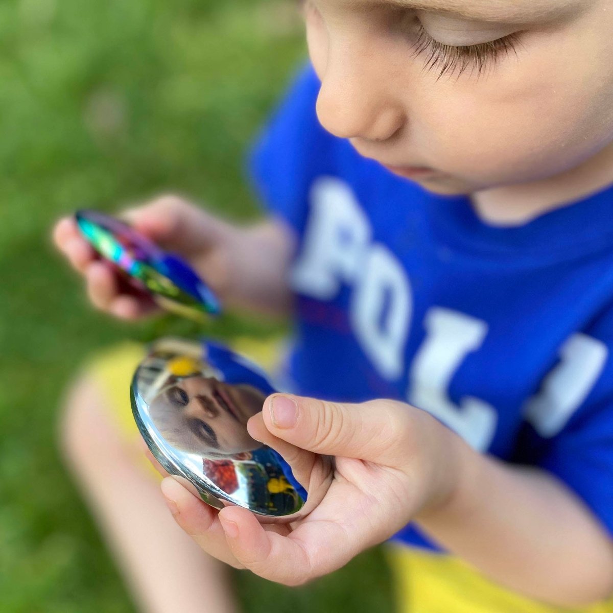 Sensory Steel Sound Buttons – Baby Toys & Activity Equipment for children, available at Learning Bugs UK