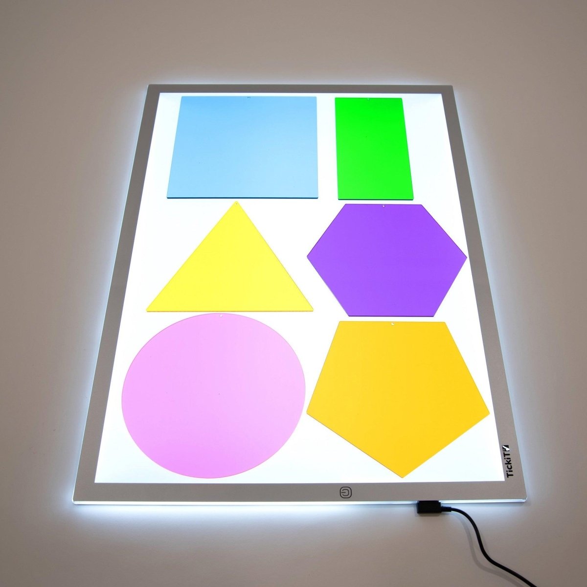 Jumbo Colour Mixing Shapes – Acrylic - Colour for children, available at Learning Bugs UK