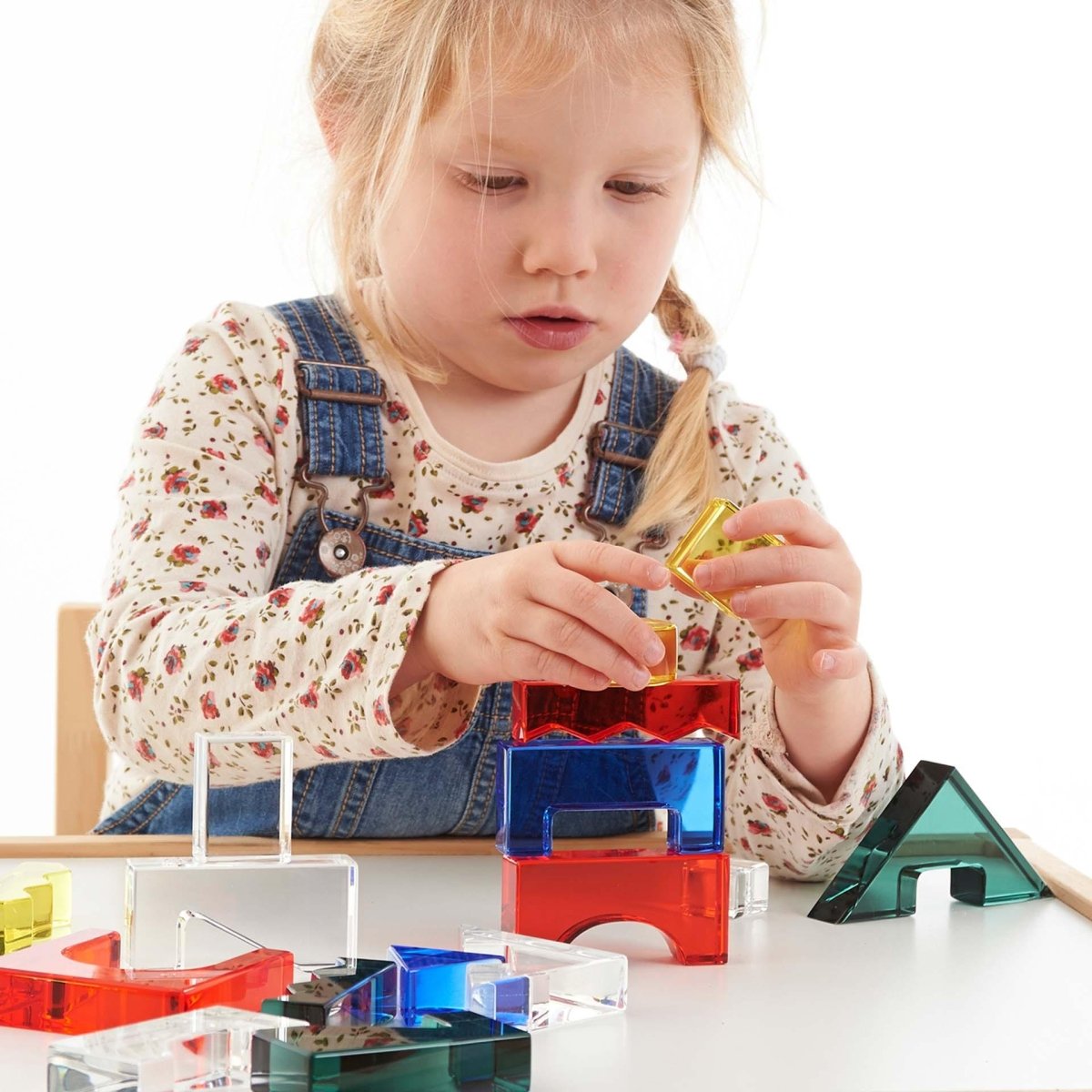 Colour Crystal Block Set – Acrylic - Colour for children, available at Learning Bugs UK