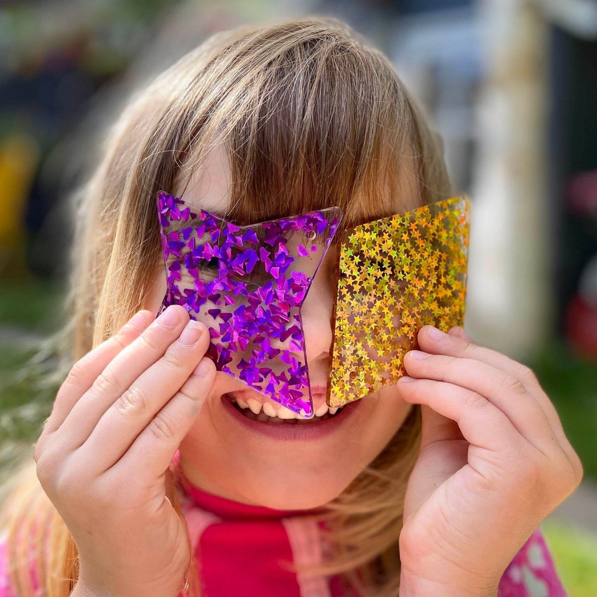 Rainbow Glitter Shapes – Baby Toys & Activity Equipment for children, available at Learning Bugs UK