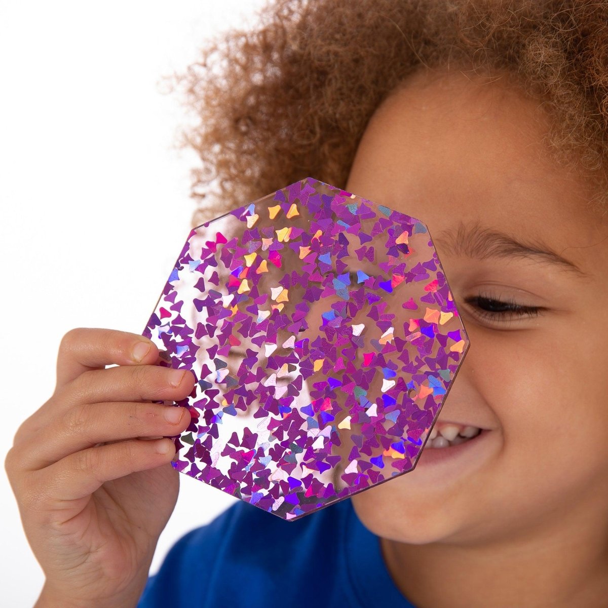 Rainbow Glitter Shapes – Baby Toys & Activity Equipment for children, available at Learning Bugs UK