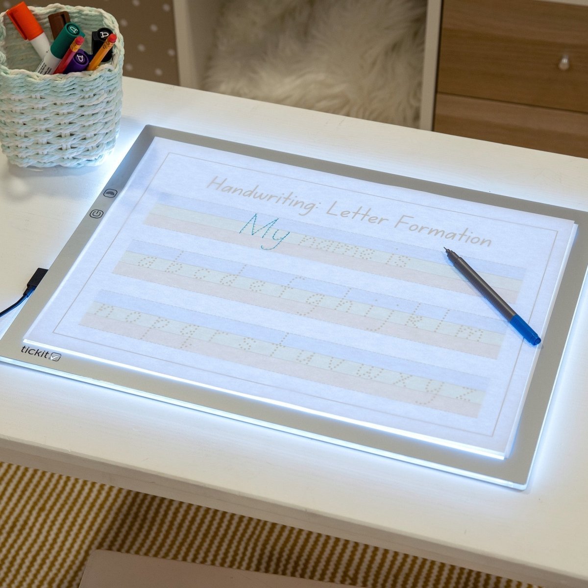 A3 Colour Changing Light Panel – for children, available at Learning Bugs UK