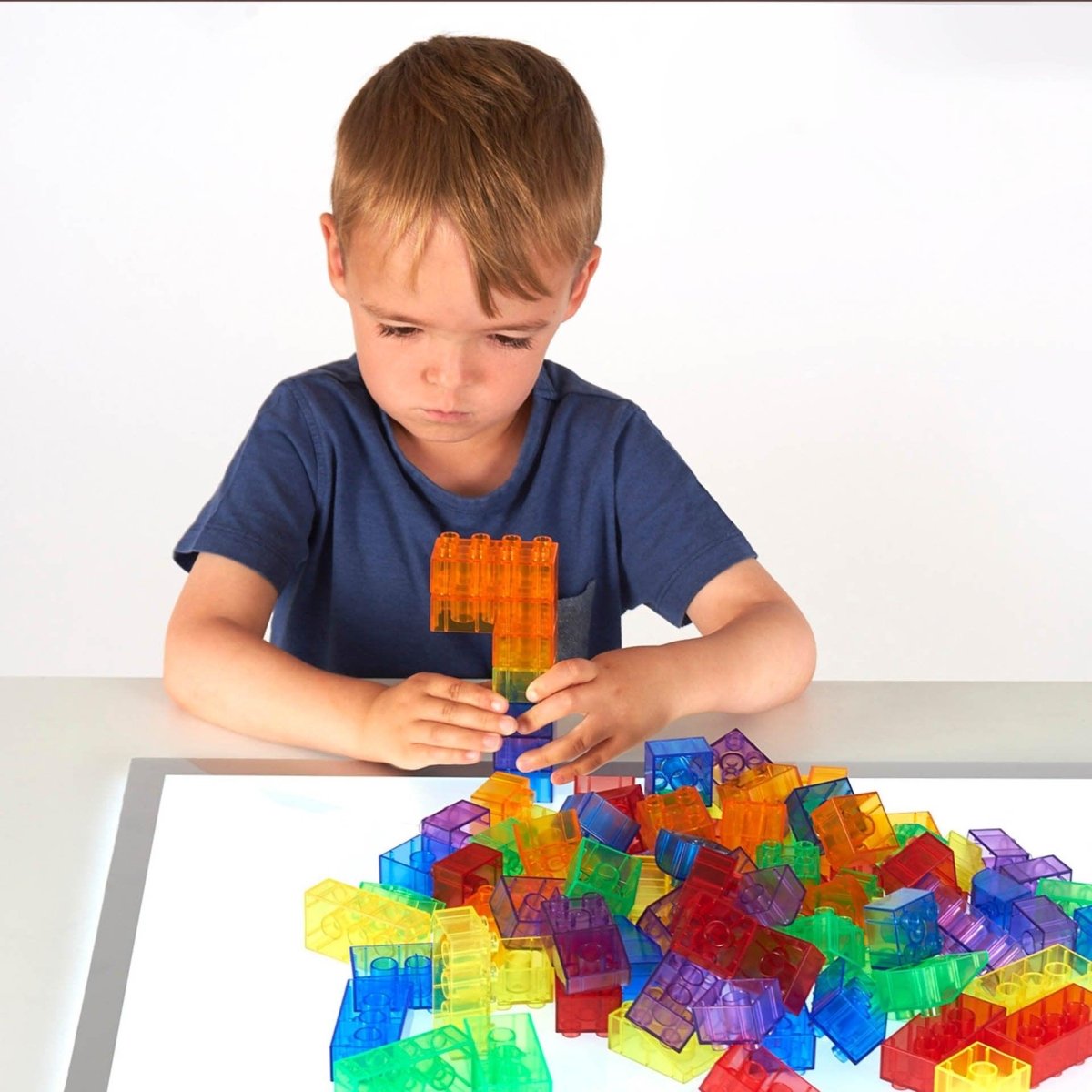 Translucent Module Blocks – Baby Toys & Activity Equipment for children, available at Learning Bugs UK