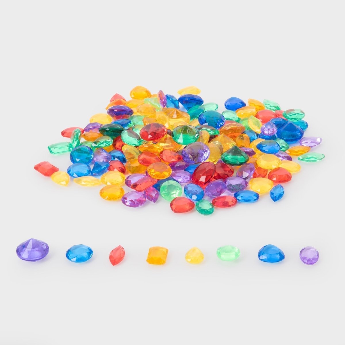 Translucent Colour Jewels - Pack of 144 – Baby Toys & Activity Equipment for children, available at Learning Bugs UK