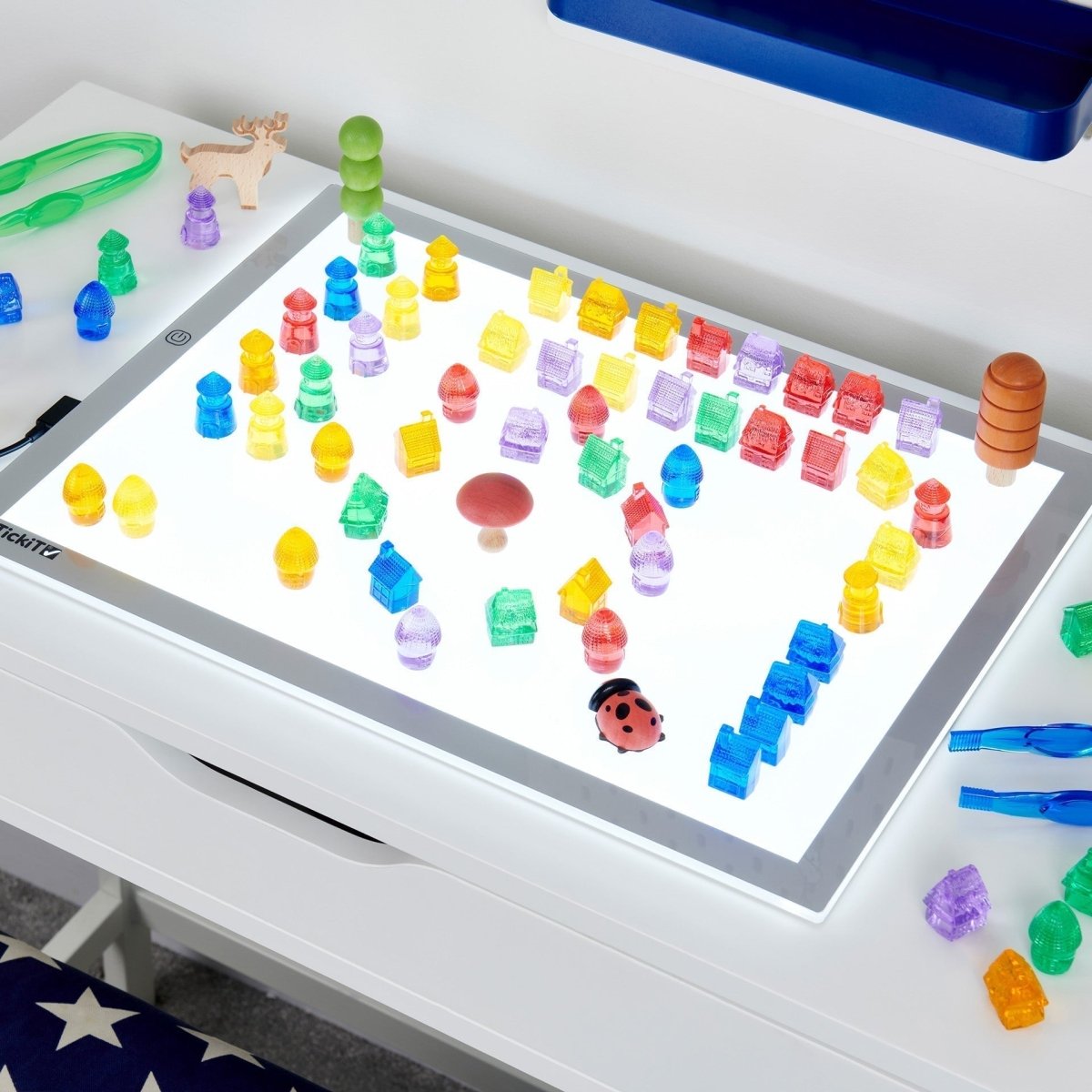 Translucent Colour Homes - Pack of 72 – Baby Toys & Activity Equipment for children, available at Learning Bugs UK
