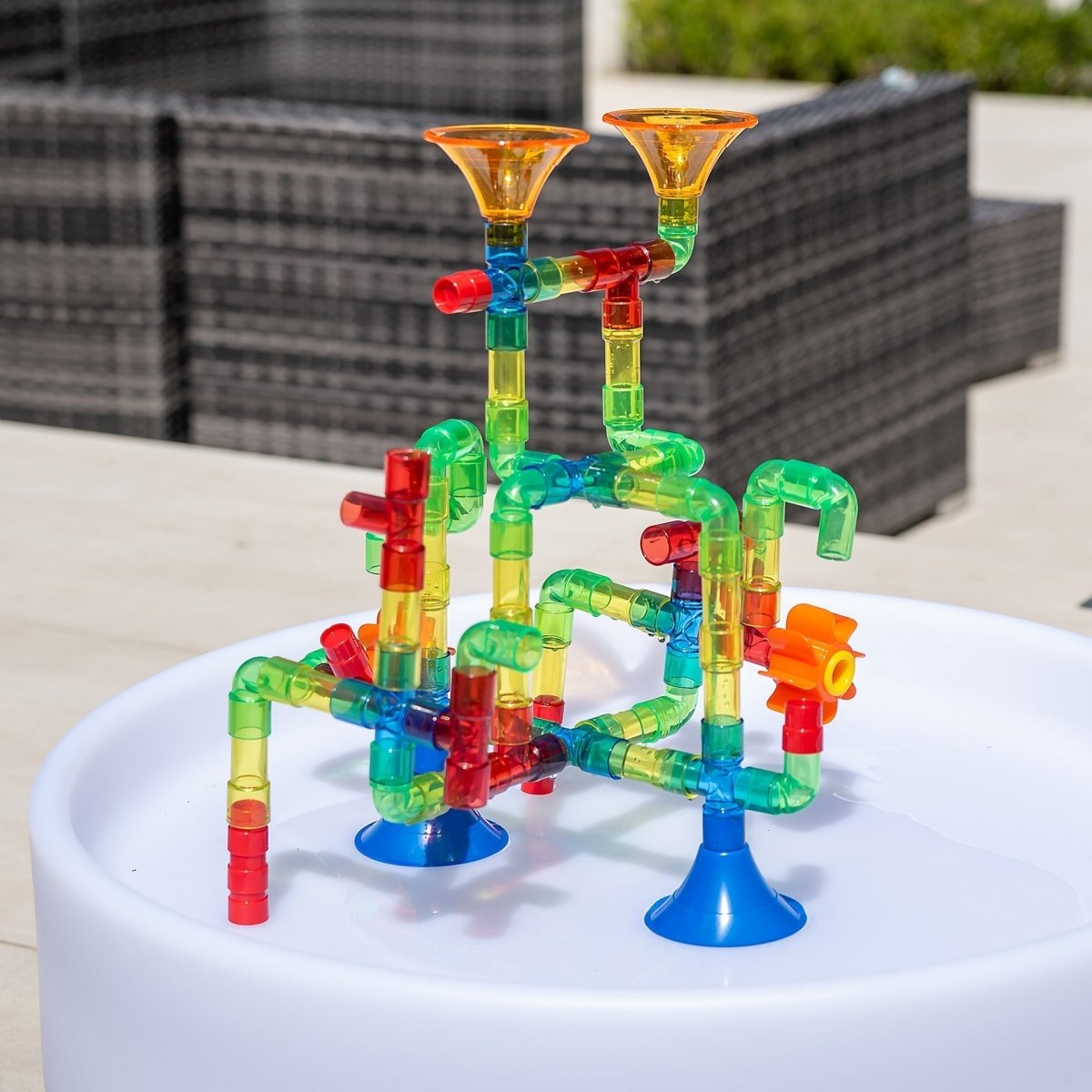 Translucent Colour Water Pipes – for children, available at Learning Bugs UK