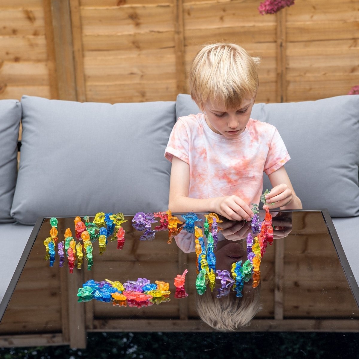 Translucent Colour Dinosaurs – Baby Toys & Activity Equipment for children, available at Learning Bugs UK