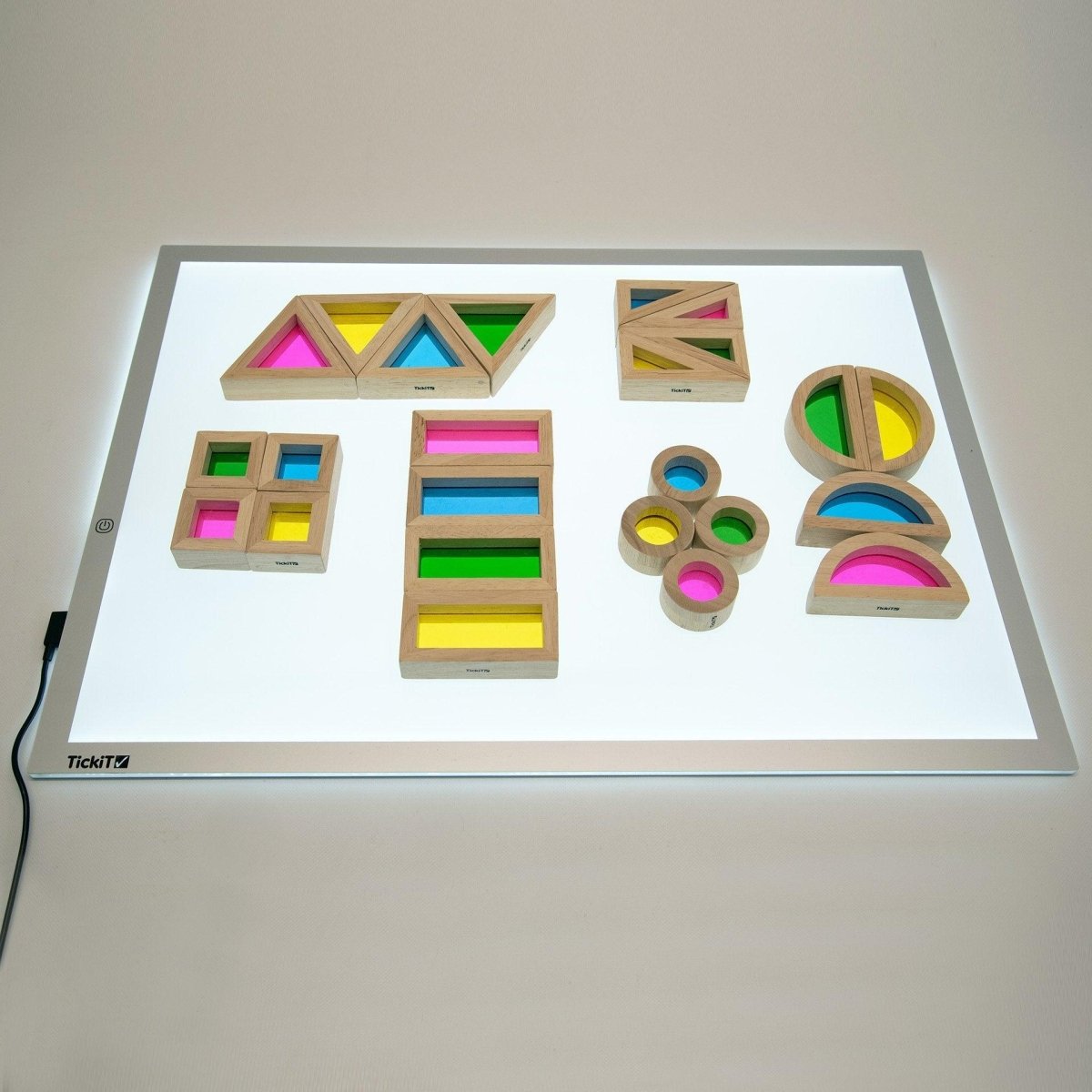 Rainbow Block Set – Block Set - Colour for children, available at Learning Bugs UK