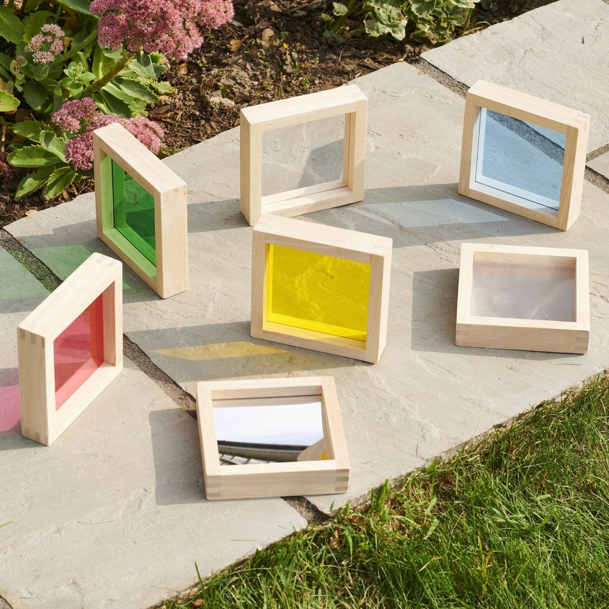 Sensory Sqaures – Block Set - Colour for children, available at Learning Bugs UK
