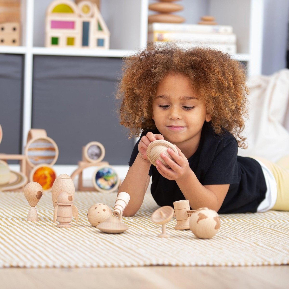 Wooden Space Adventure – Baby Toys & Activity Equipment for children, available at Learning Bugs UK