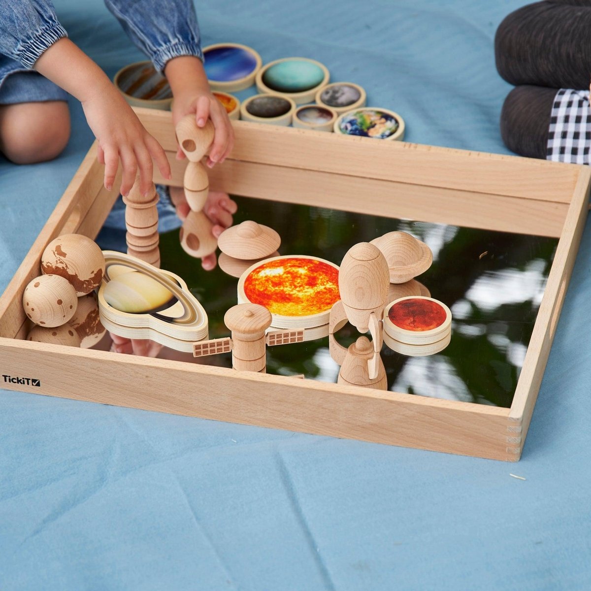 Wooden Space Adventure – Baby Toys & Activity Equipment for children, available at Learning Bugs UK