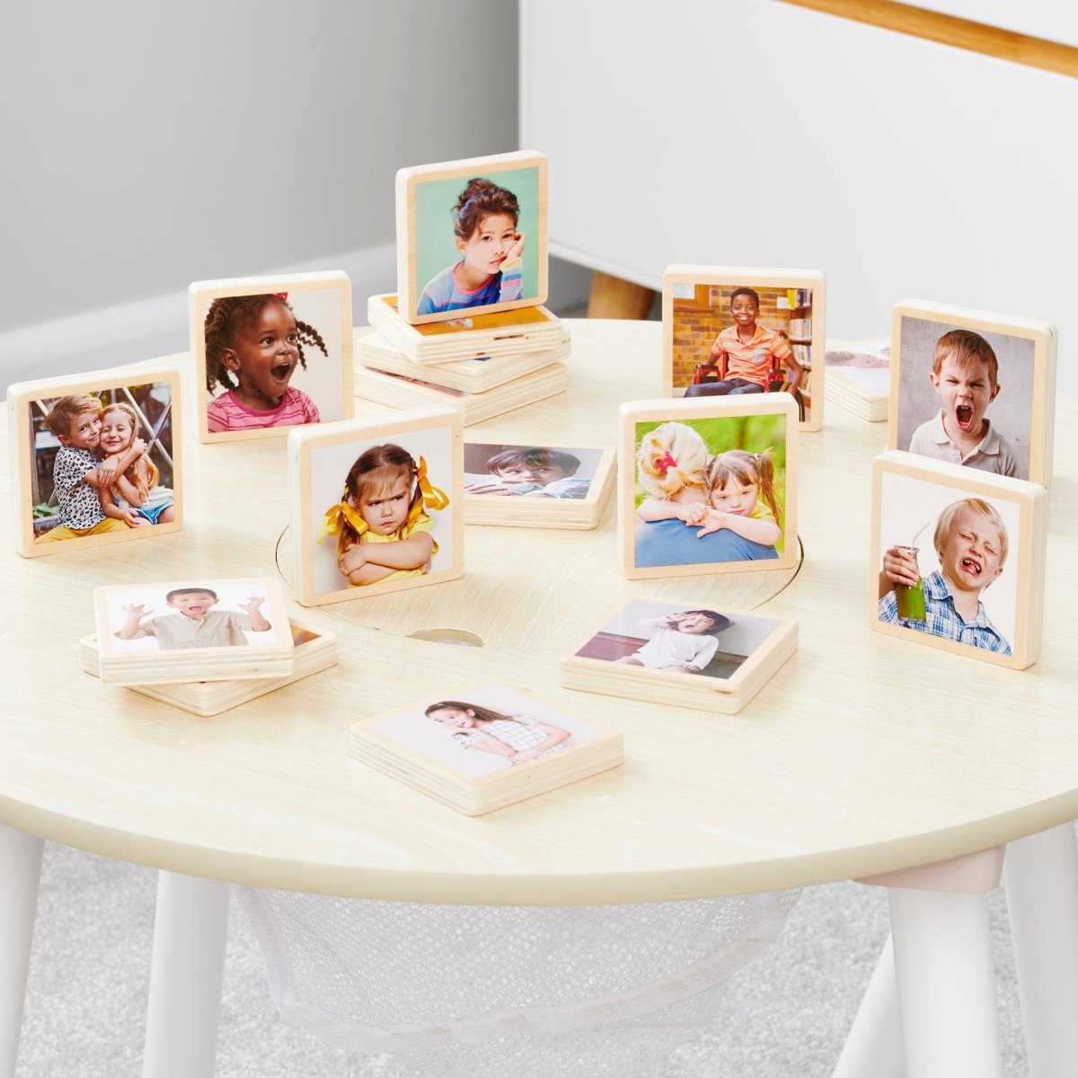 My Emotions Wooden Tiles – Baby Toys & Activity Equipment for children, available at Learning Bugs UK