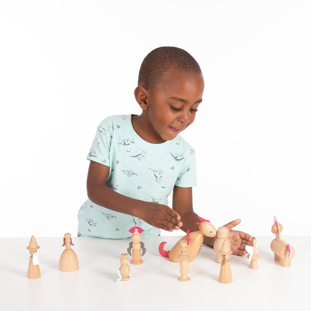 Wooden Enchanted Figures – Baby Toys & Activity Equipment for children, available at Learning Bugs UK