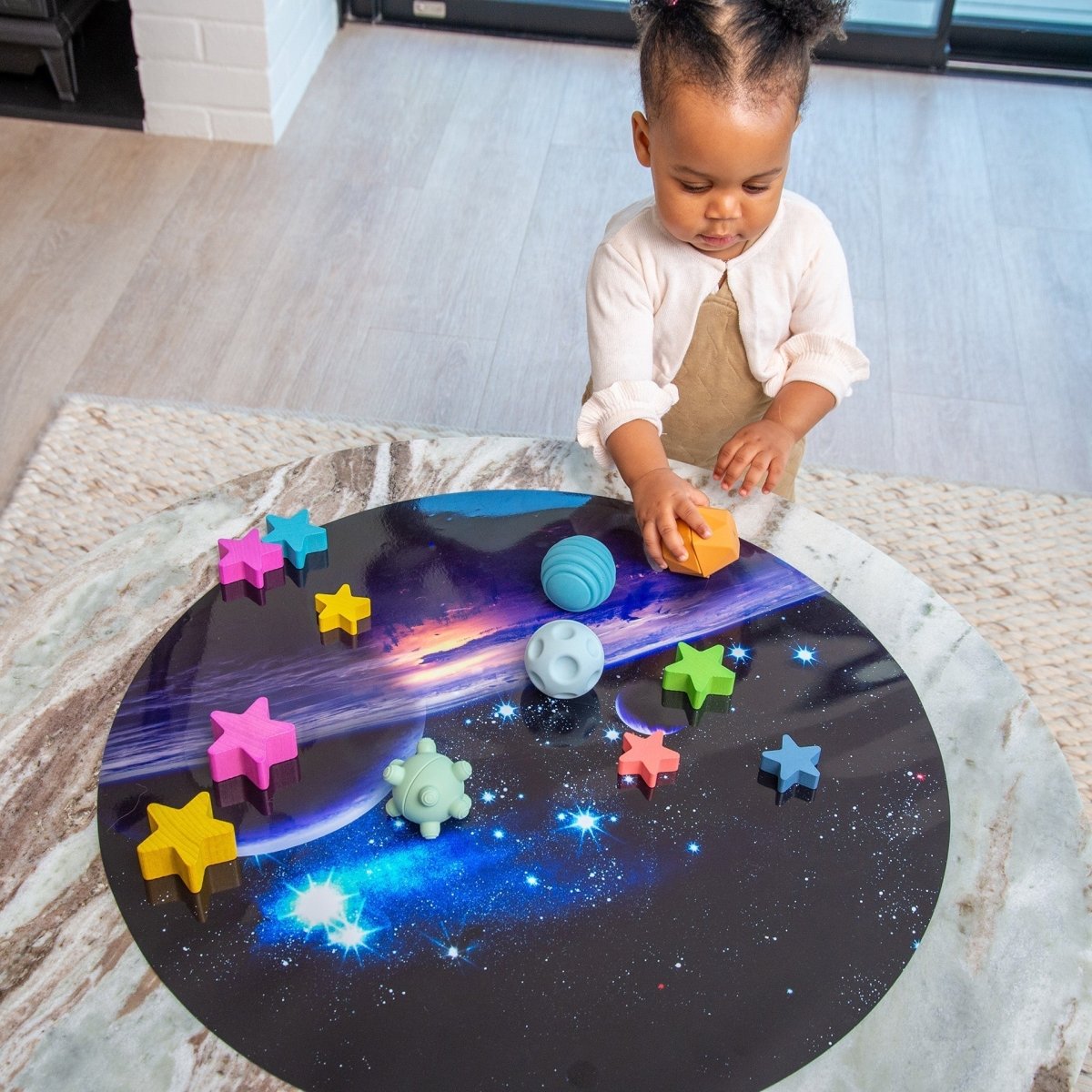 Space Discovery Play Mat – Baby Toys & Activity Equipment for children, available at Learning Bugs UK