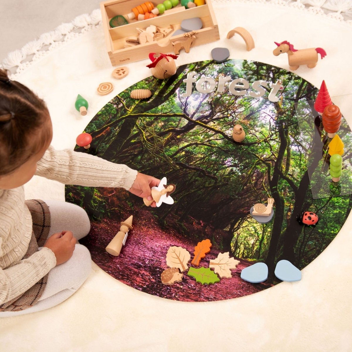Forest Discovery Play Mat – Baby Toys & Activity Equipment for children, available at Learning Bugs UK