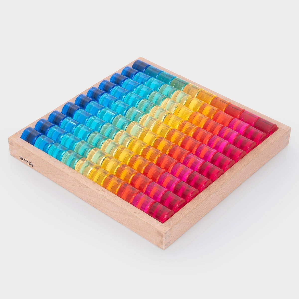 Gem Circle Mirror Tray – Baby Toys & Activity Equipment for children, available at Learning Bugs UK