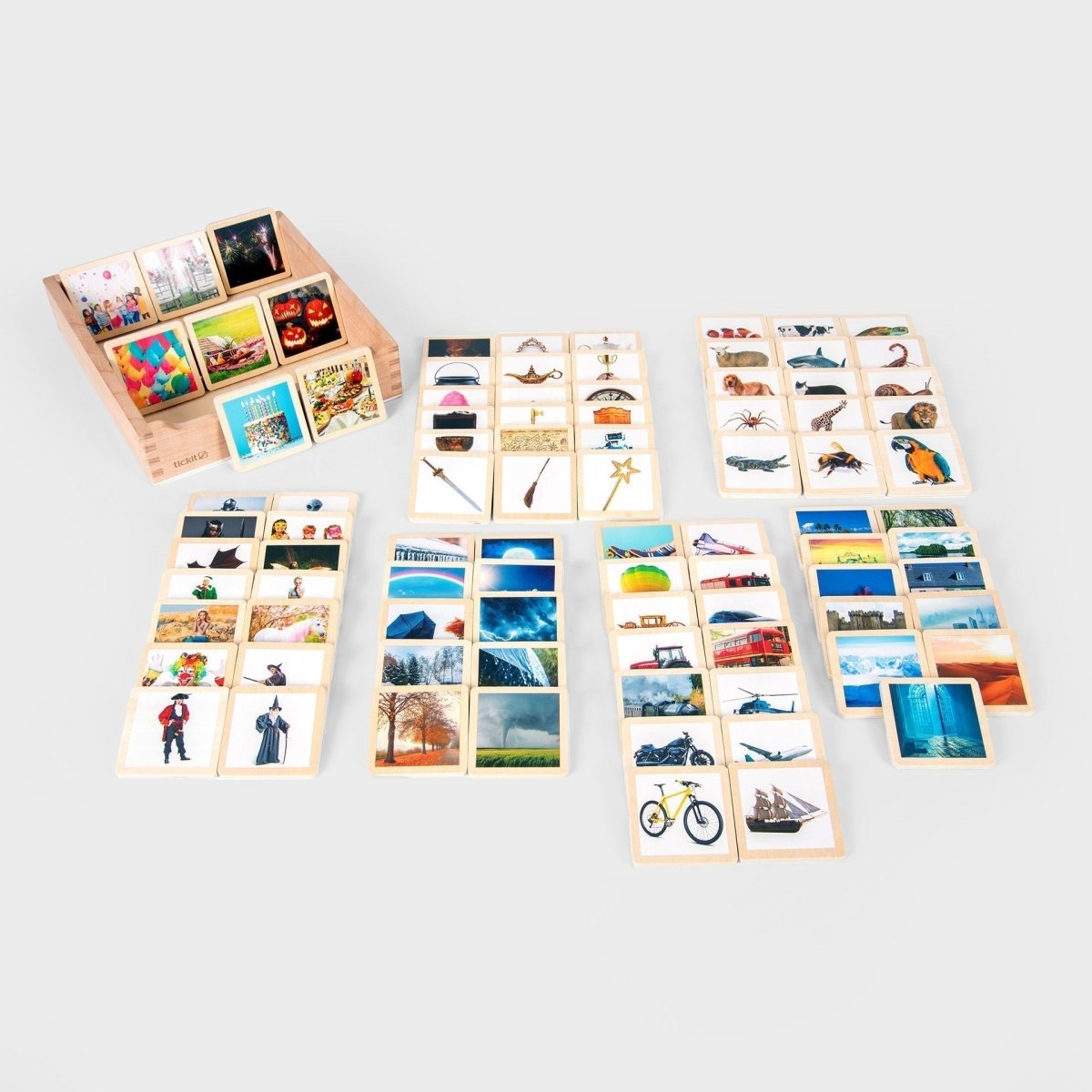 Wooden Story Tiles – Baby Toys & Activity Equipment for children, available at Learning Bugs UK