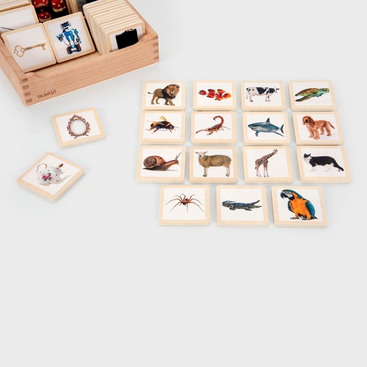 Wooden Story Tiles – Baby Toys & Activity Equipment for children, available at Learning Bugs UK