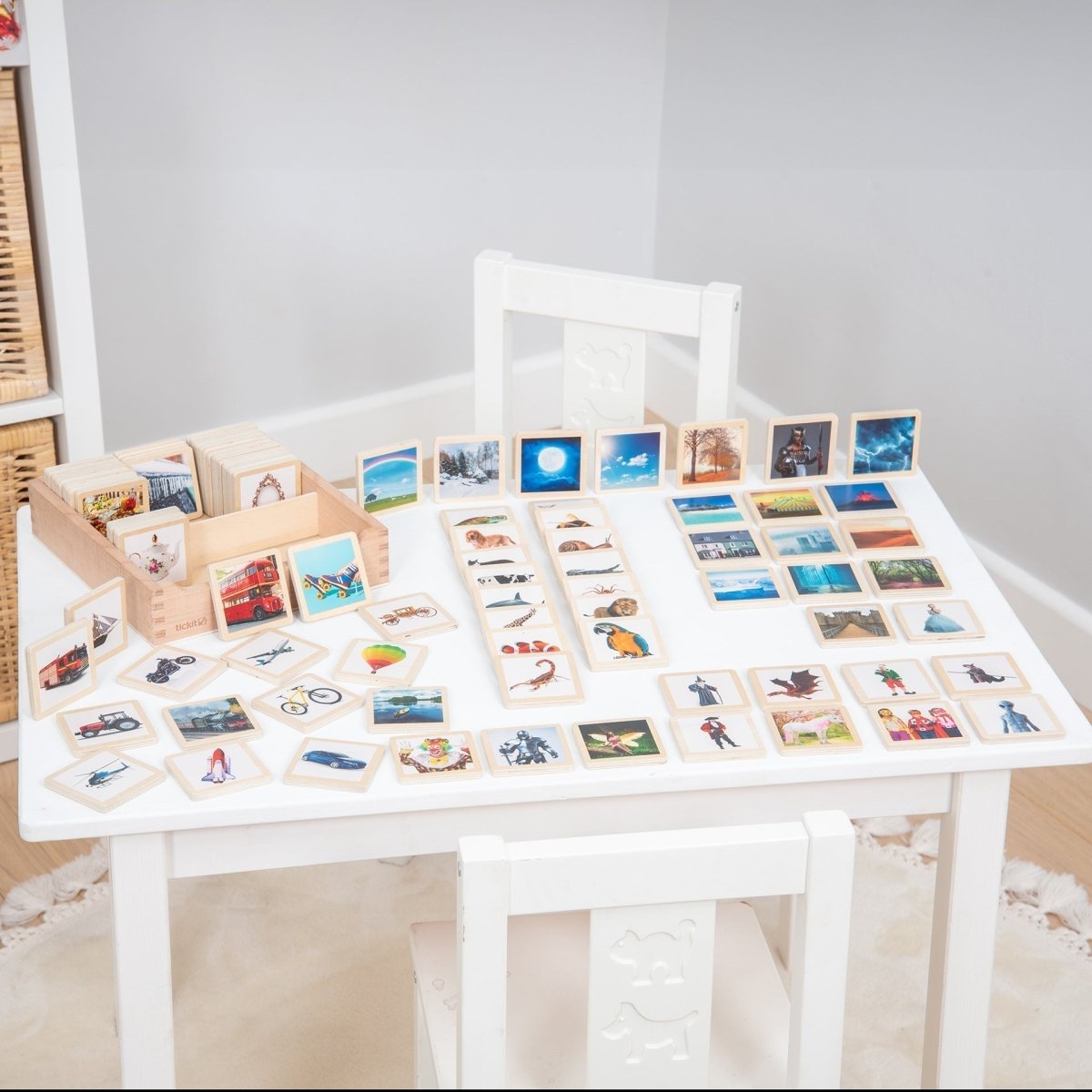 Wooden Story Tiles – Baby Toys & Activity Equipment for children, available at Learning Bugs UK