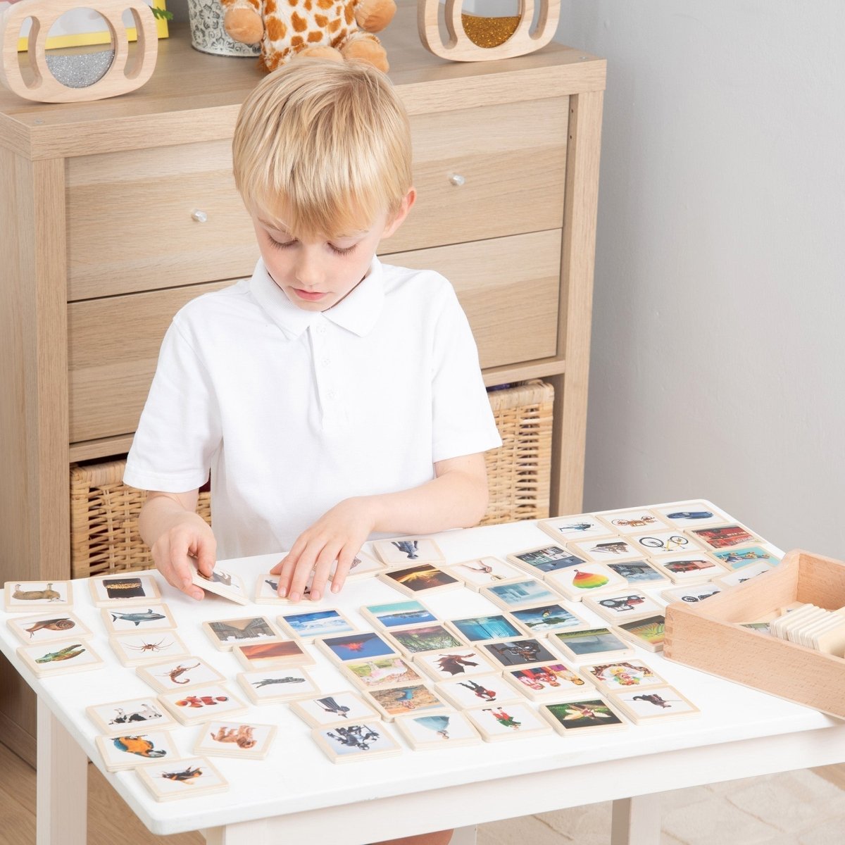 Wooden Story Tiles – Baby Toys & Activity Equipment for children, available at Learning Bugs UK
