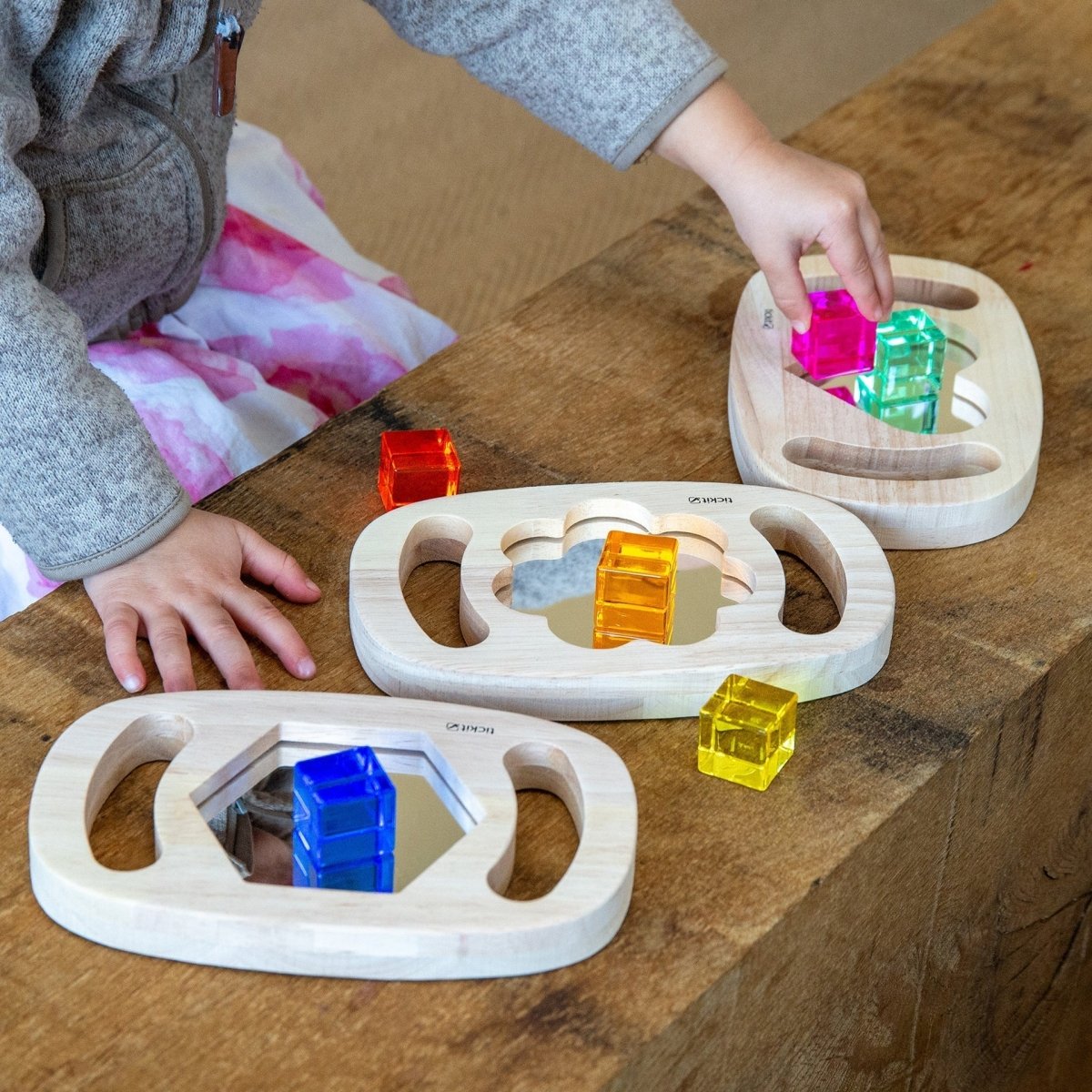 Easy Hold Shape Mirror Panels – Baby Toys & Activity Equipment for children, available at Learning Bugs UK