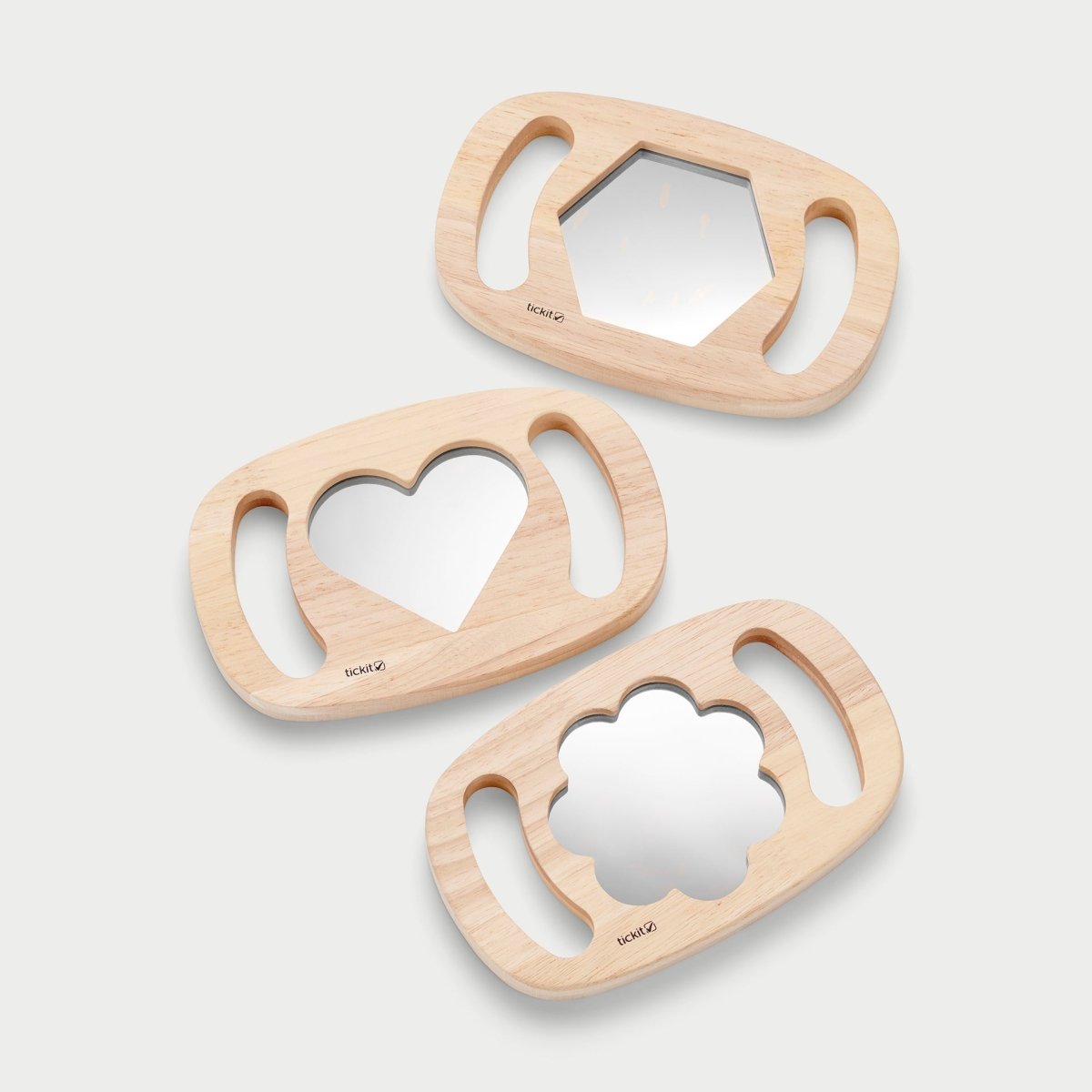 Easy Hold Shape Mirror Panels – Baby Toys & Activity Equipment for children, available at Learning Bugs UK