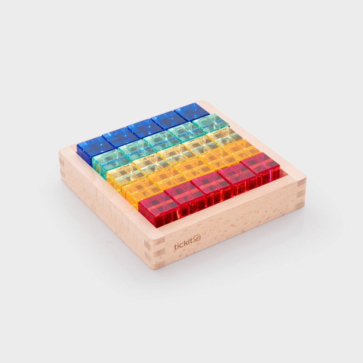 Gem Cube Mirror Tray – for children, available at Learning Bugs UK