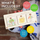 Buy Make Your Own Weather Chart | Art and Craft Box for kids by Learning Bugs UK