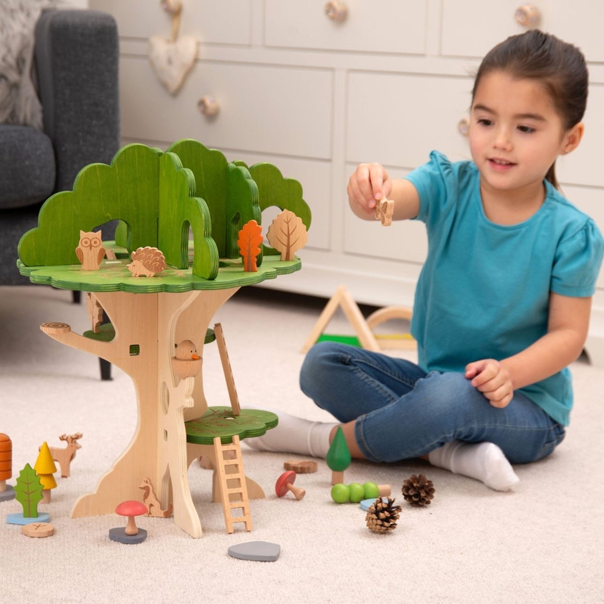 Woodland Trail Treehouse – Baby Toys & Activity Equipment for children, available at Learning Bugs UK