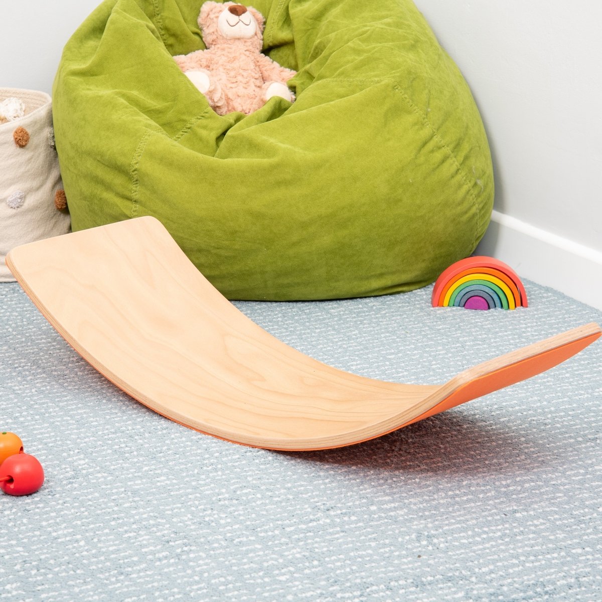 Wooden Balance Board – Baby Toys & Activity Equipment for children, available at Learning Bugs UK
