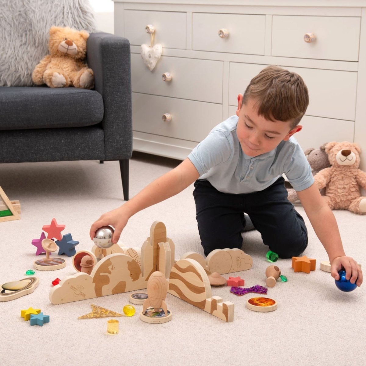 Space Discovery Dividers – Baby Toys & Activity Equipment for children, available at Learning Bugs UK
