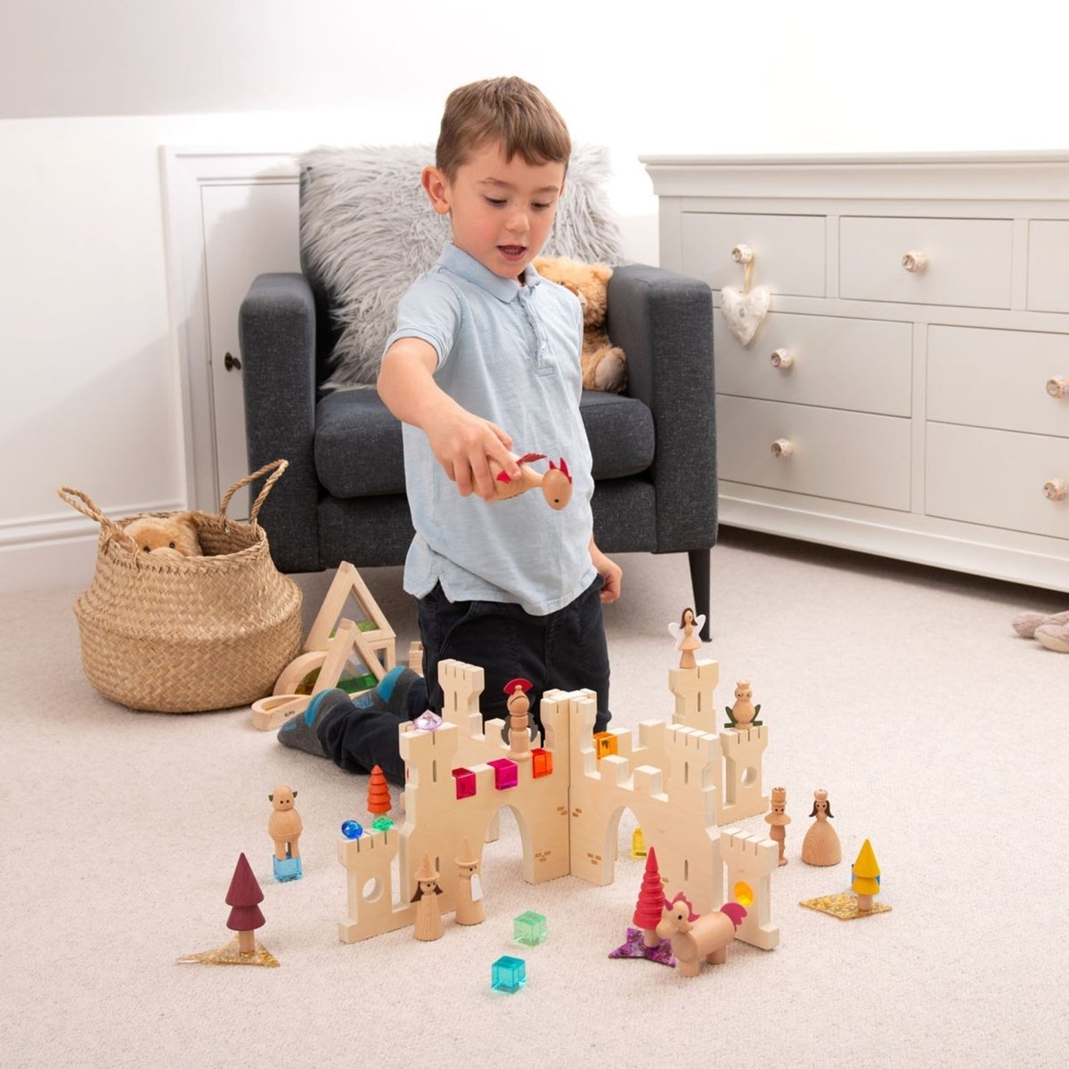 Castle Discovery Dividers – Baby Toys & Activity Equipment for children, available at Learning Bugs UK