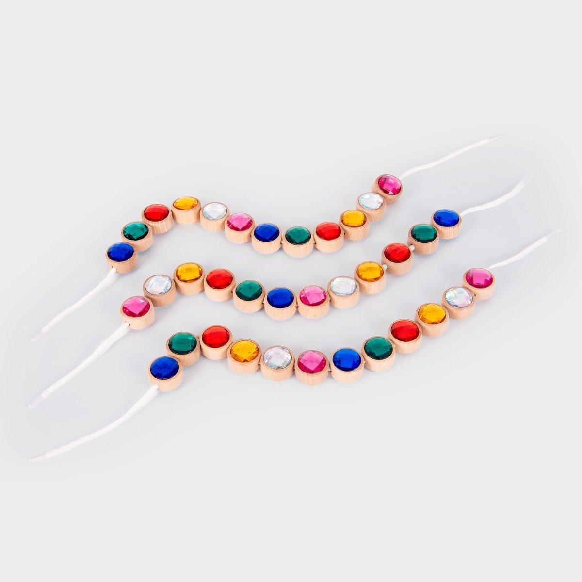 Wooden Lacing Jewels – Baby Toys & Activity Equipment for children, available at Learning Bugs UK