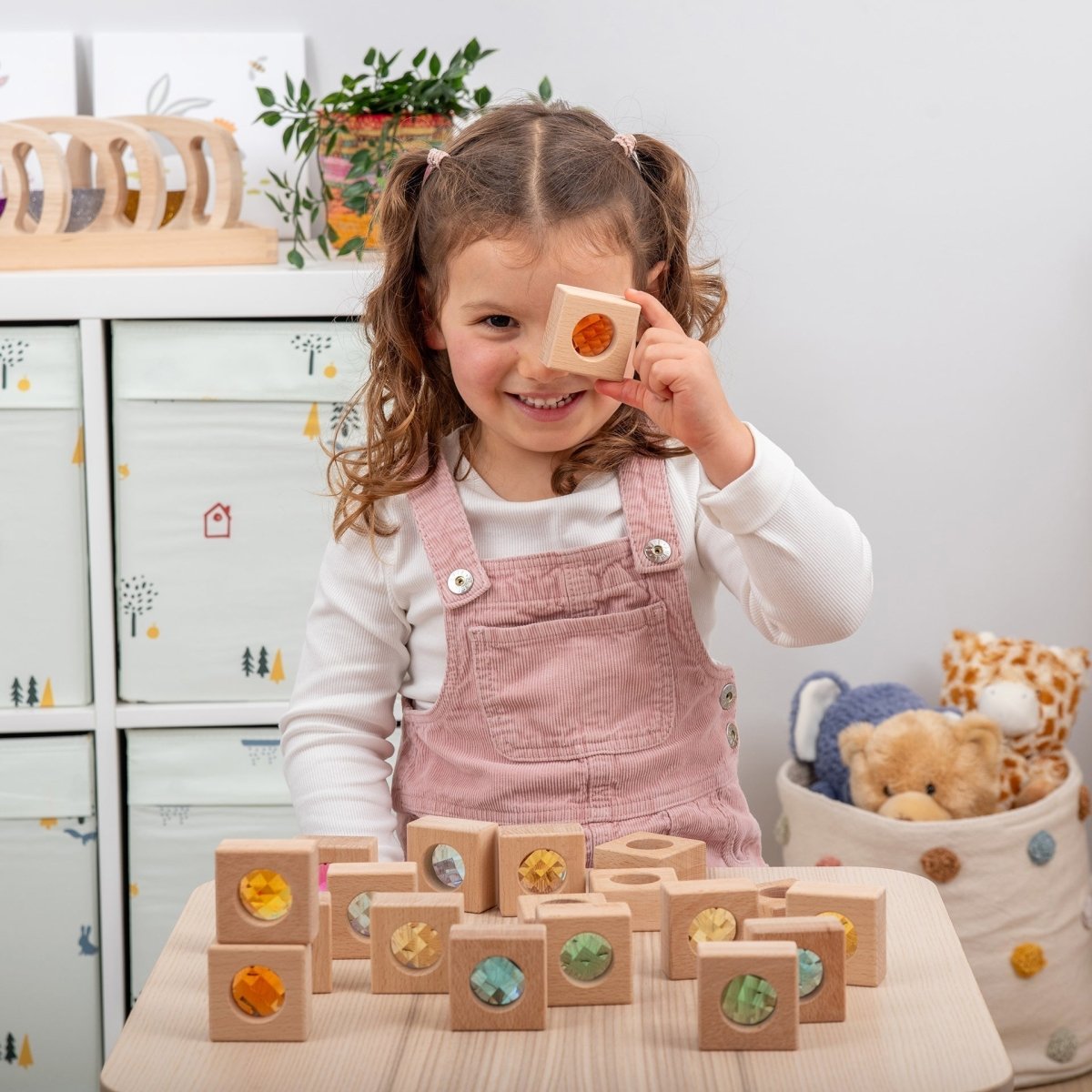 Wooden Kaleidoscope Blocks – Baby Toys & Activity Equipment for children, available at Learning Bugs UK