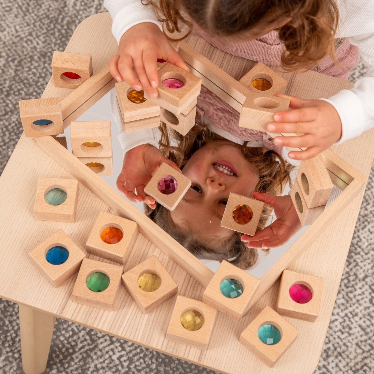 Wooden Kaleidoscope Blocks – Baby Toys & Activity Equipment for children, available at Learning Bugs UK