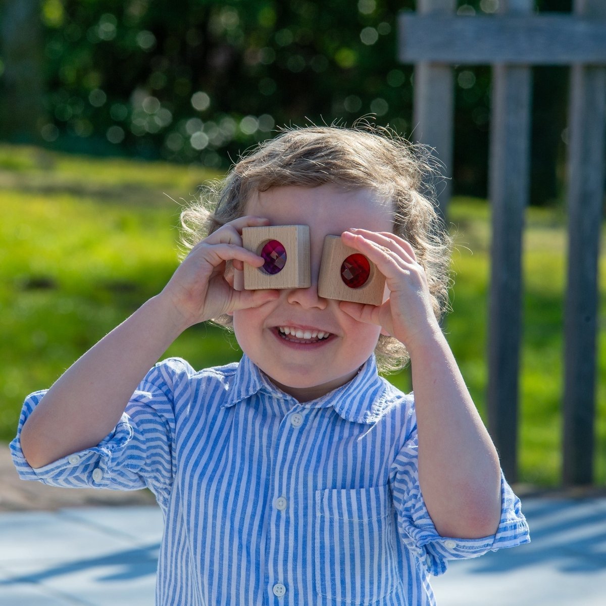 Wooden Kaleidoscope Blocks – Baby Toys & Activity Equipment for children, available at Learning Bugs UK