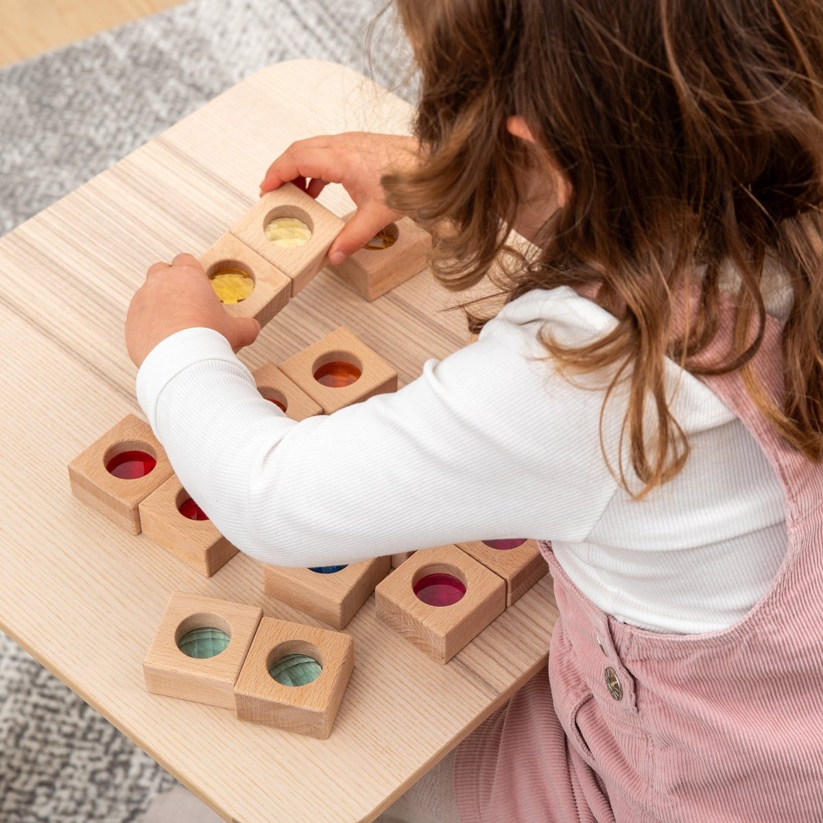Wooden Kaleidoscope Blocks – Baby Toys & Activity Equipment for children, available at Learning Bugs UK