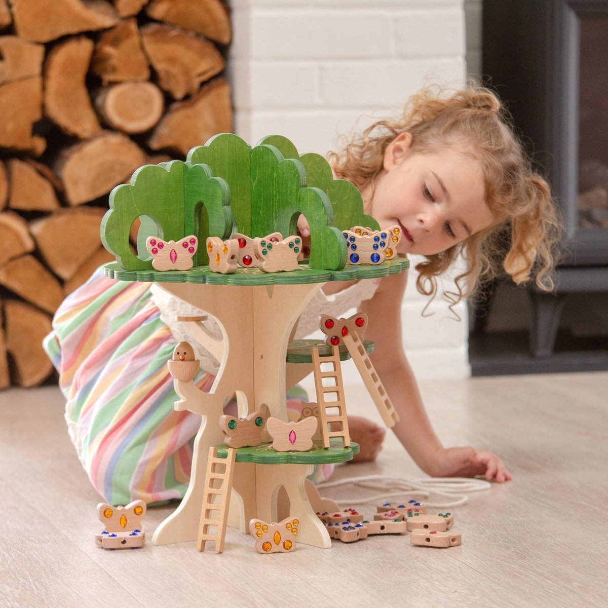 Butterfly Lacing Jewels – for children, available at Learning Bugs UK