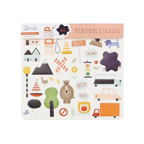 Buy Olli Ella Road Playpa Stickers | for kids by Learning Bugs UK