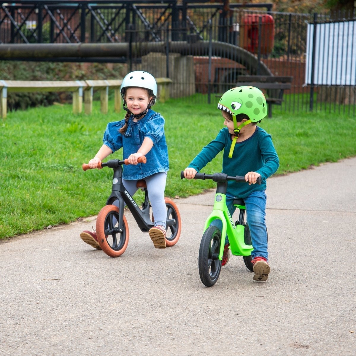 Whizz Balance Bike - Black – Baby Toys & Activity Equipment for children, available at Learning Bugs UK