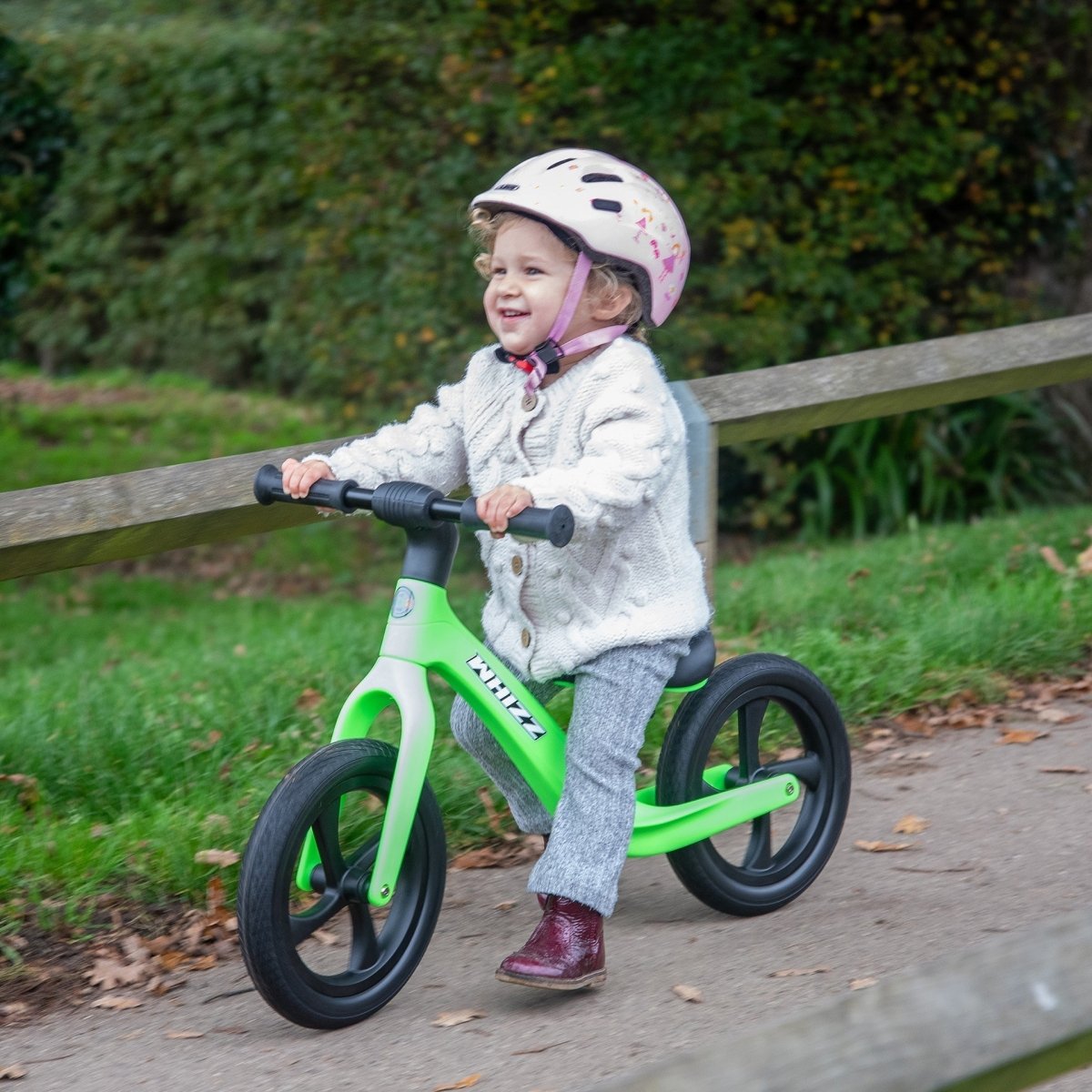 Whizz Balance Bike - Green – Baby Toys & Activity Equipment for children, available at Learning Bugs UK